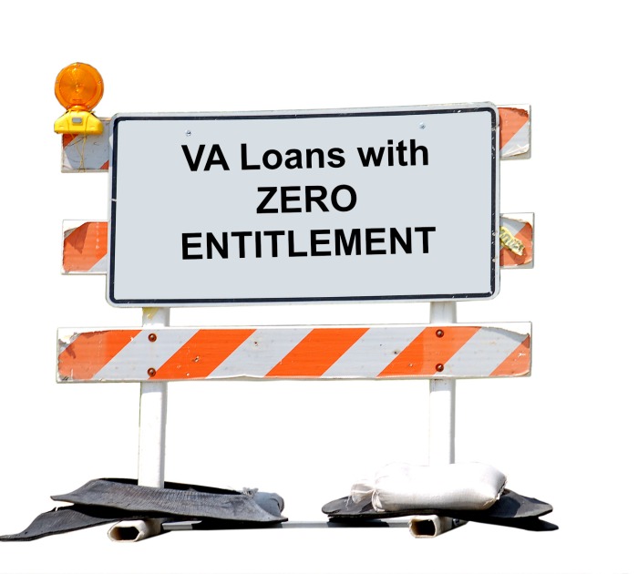 VA loans zero entitlemt