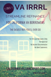 VA IRRRL Streamline Refinance