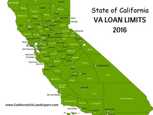 2016 California VA Loan Limits
